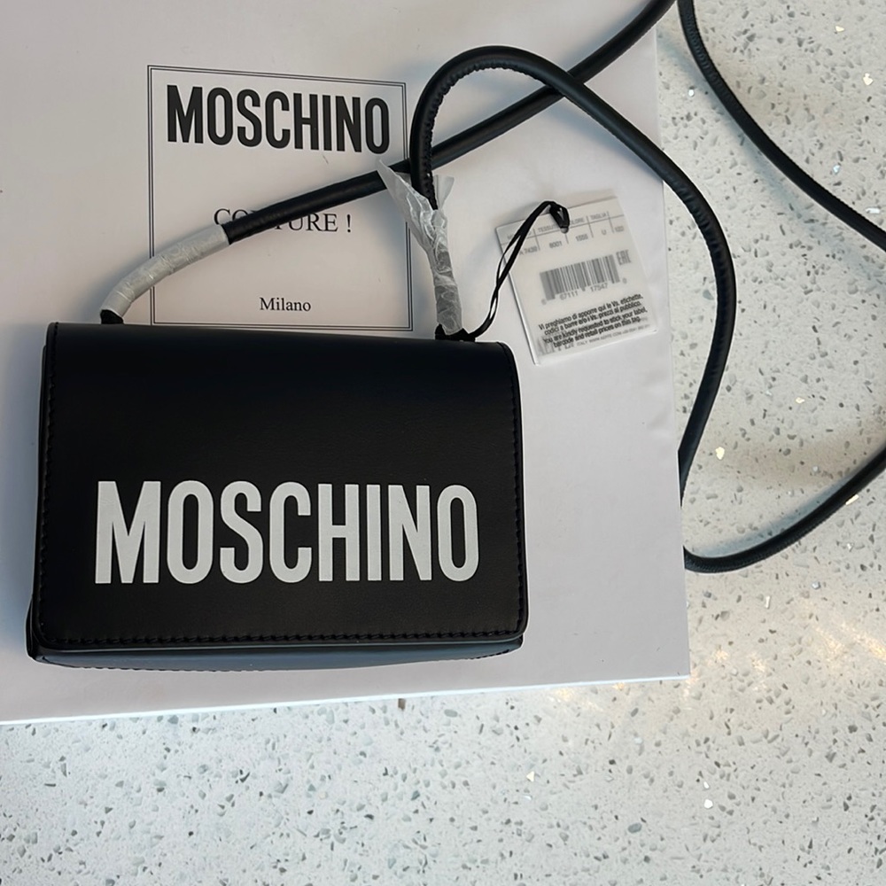 Brand New Moschino Couture Leather Satchel